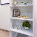 Ver imagem 5 de Estante para Livros Grande 164 cm Àpila 100% MDF com 5 Nichos Rimo - Branco