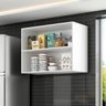 Armário Aéreo Cozinha 2 Portas Suspenso 70cm Lugano - Branco - 2