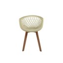 Ver imagem 1 de Conjunto com 4 Cadeiras para Sala de Jantar Web Wood
