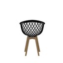 Ver imagem 3 de Conjunto com 4 Cadeiras para Sala de Jantar Web Wood