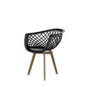 Ver imagem 1 de Conjunto com 4 Cadeiras para Sala de Jantar Web Wood