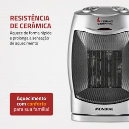 Aquecedor Mondial Termo Ceramica A-05 1500w - 3