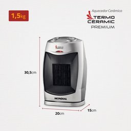 Aquecedor Mondial Termo Ceramica A-05 1500w - 5