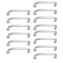Ver imagem 1 de Alça de Apoio Inox 30cm Barra Kit 14 Unidades Idoso Acessibilidade Cadeirante Box Banheiro Segurança
