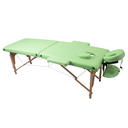 Ver imagem 1 de Maca Dobrável Madeira Standart Goldlife 250kg C/ Capa Grátis Verde Claro