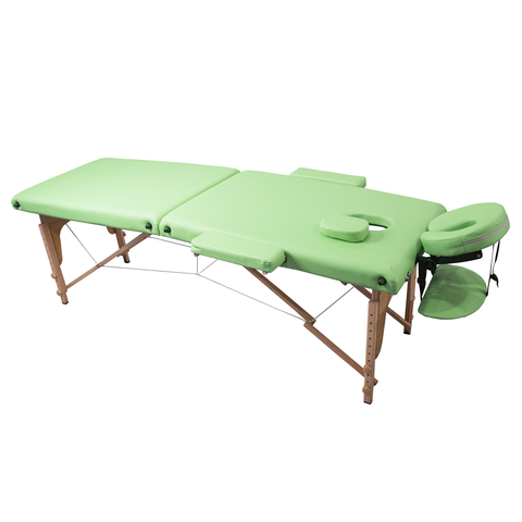 Maca Dobrável Madeira Standart Goldlife 250kg C/ Capa Grátis Verde Claro
