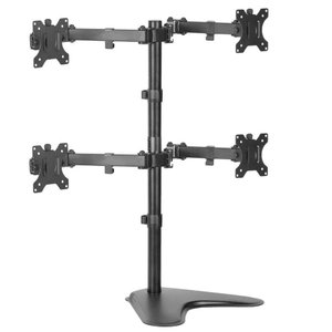 Suporte Articulado 4 Monitores com Base V48n Central Suportes