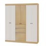 Roupeiro França com Portas Provencais Savana / Branco - 1