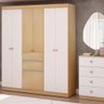 Roupeiro França com Portas Provencais Savana / Branco - 2