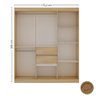 Roupeiro França com Portas Provencais Savana / Branco - 3