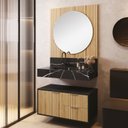 Ver imagem 1 de Armário para Banheiro Suspenso Ripy 80cm