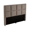 Ver imagem 1 de Cabeceira Cama Box Casal Kappesberg Cloud Linho Fendi 160cm