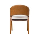 Ver imagem 4 de Kit 8 Cadeiras Sala de Jantar Premium com Braço Madeira Maciça Linho Movellu Home