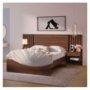Ver imagem 4 de Cama Casal Zara com Mesa de Cabeceira Jacaranda Robel Móveis