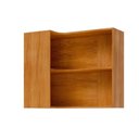Ver imagem 1 de Armário Aéreo Cozinha Modulado Esplêndida Canto Reto C/ 2 Nichos 92cm Cinamomo - Mgm