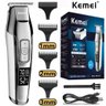 KIT KEMEI BIVOLT - MAQUINA DE CORTE KM-2609 + MAQUINA DE ACABAMENTO KM-5027 - 2