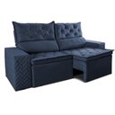 Ver imagem 7 de Sofá Retrátil e Reclinável 2,30m Essence Velusoft Azul Cama Inbox