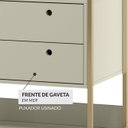 Ver mais imagens de Guarda Roupa Modulado Closet Industrial 89cm 2 Portas 2 Gavetas Bege/Off White Ac