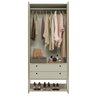Guarda Roupa Closet Modulado Industrial 2 Porta 2 Gavetas Olivar - 4