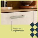 Ver imagem 7 de Armário de Cozinha 6 Portas 1 Gaveta Kit Gênova Bege/Freijó/Soft