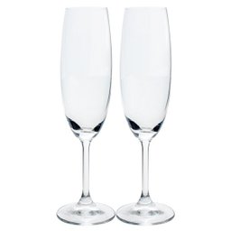 Jogo de 2 Taças para Champanhe em Cristal Ecológico 220ml A22,5cm - 2
