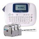 Ver imagem 1 de Rotulador Eletrônico Brother Pt-m95 Branco - Acompanha 3 Fitas de 12mm - para Fitas M Não