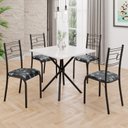 Preto Floral/Preto Fosco