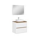 Ver imagem 2 de Conjunto de Banheiro com Cuba e Espelho 70cm Toronto Branco Yescasa