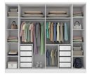 Ver imagem 3 de Guarda Roupa Casal Sevilla 6 Portas 8 Gavetas Tcil Neve