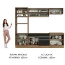 Ver imagem 6 de Cozinha Completa 270010 com Armário e Balcão Rustic/preto
