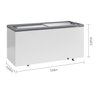 Freezer Horizontal Ghd-500/cz/127v 60hz - 2