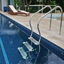 Ver imagem 2 de Escada para Piscina Confort 2 Polegadas 4 Degraus Inox Duplo - Sodramar