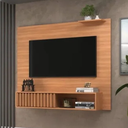 Ver imagem 6 de Painel Ripado para TV até 55 Polegadas 136CMX108CM Porta Ripada Tucson Marrom