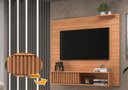 Ver imagem 5 de Painel Ripado para TV até 55 Polegadas 136CMX108CM Porta Ripada Tucson Marrom