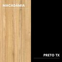 Ver mais imagens de Mesa L Escrivaninha 150cm X 150cm Pés Metal Mac Pr F5 Cor:macadâmia com Preto
