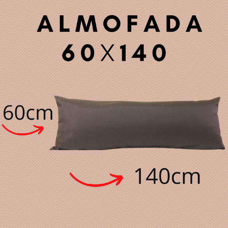 Almofada Decorativa Grande Para Cama Cabeceira Casal Encosto de Dormir Leitura Travesseiro 60X140 Ma - 3