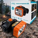 Ver imagem 2 de Lanterna de Cabeça Recarregável USB Leon Gts 50W - Profissional