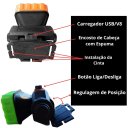 Ver imagem 4 de Lanterna de Cabeça Recarregável USB Leon Gts 50W - Profissional