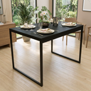 Ver imagem 1 de Mesa Jantar Apartamento Industrial 100% Mdf Compacta 100x60