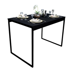 Mesa Jantar Apartamento Industrial 100% Mdf Compacta 100x60 - 1