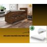 Cama Solteiro Larissa Framar com Baú Organização Prática Funcional com Colchão Solteiro D20 Cor Malb - 3