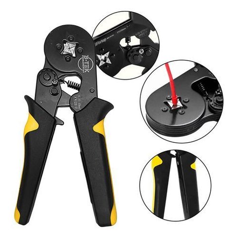 Alicate Crimpar Prensa Terminal Ilhós