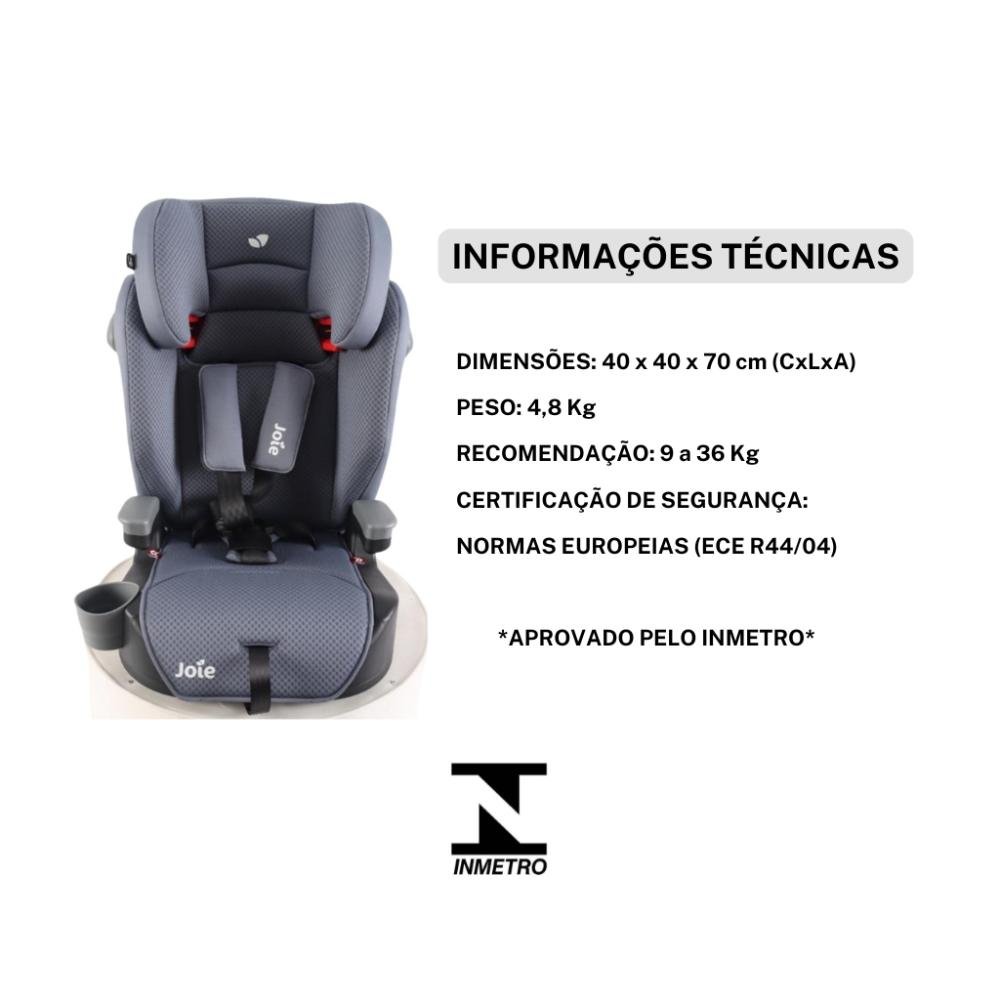 Cadeirinha de Carro Elevate 9 até 36 Kg Blue Two Tone - Joie ...