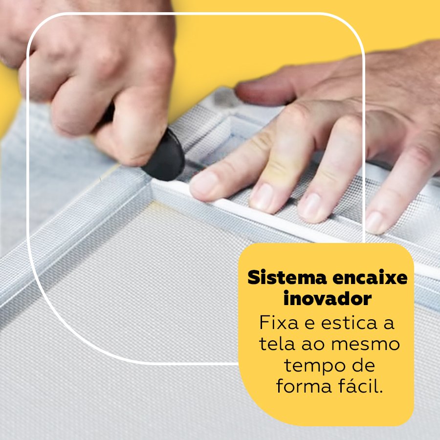 Mosquiteira para Porta Preta 1,00x2,10m com Tela Resistente À Pet - 7