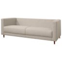 Ver mais imagens de Sofá Fixo Living Lisboa 2 Lugares 140cm D28 Linho - Sofa Store:linho Bege Claro