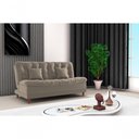 Ver imagem 4 de Sofá Cama Duda Veludo Capuccino Matrix Sala Premium Original 3 Lugares