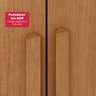 Guarda-roupa Casal Easy Slim 8 Portas com Espelho Amendoa Clean - 7