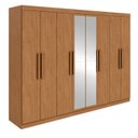Ver imagem 3 de Guarda-Roupa Casal 8 Portas Easy Slim com Espelho