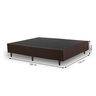 Base Cama Box Casal 138x188 Z01 Suede Marrom - Clique Chique Móveis - 2