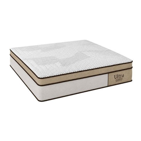 Colchão Queen Molas Ensacadas Luxo Santa Rita Decor Marrom